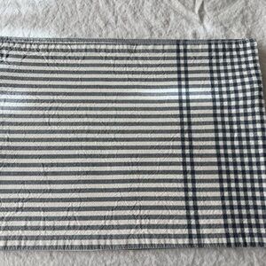Hearth & Hand Ticking Stripe Placemats Set of 4 EUC Modern Farmhouse Table Deco
